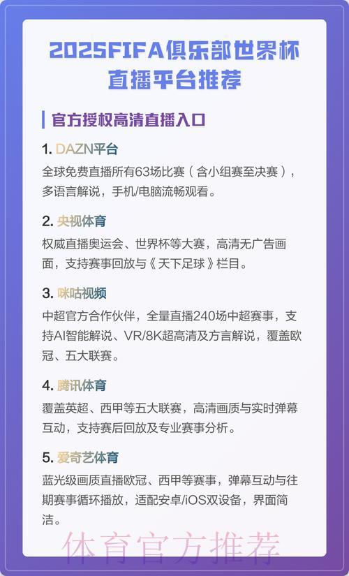 多款世界杯直播平台全面对比，哪款才是你的最佳选择？